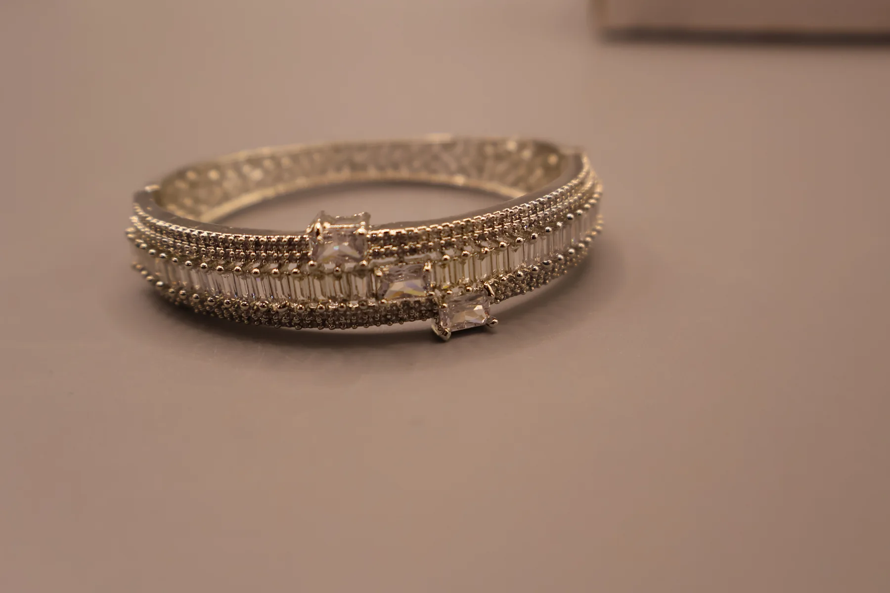 Diamond Horizon American Diamond Crystal Bangle