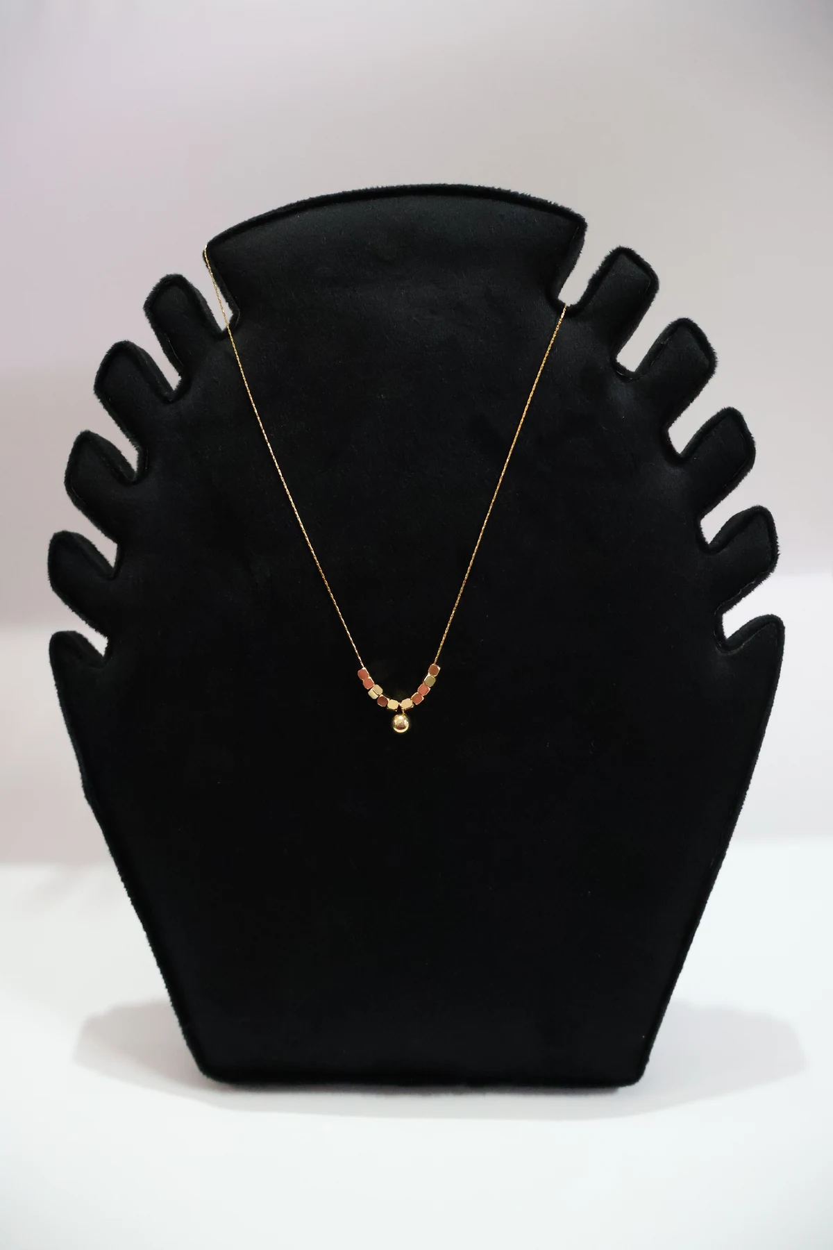 Multicolour Crescent Charm Necklace