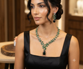 American Diamond Emerald set