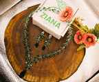 American Diamond Emerald set